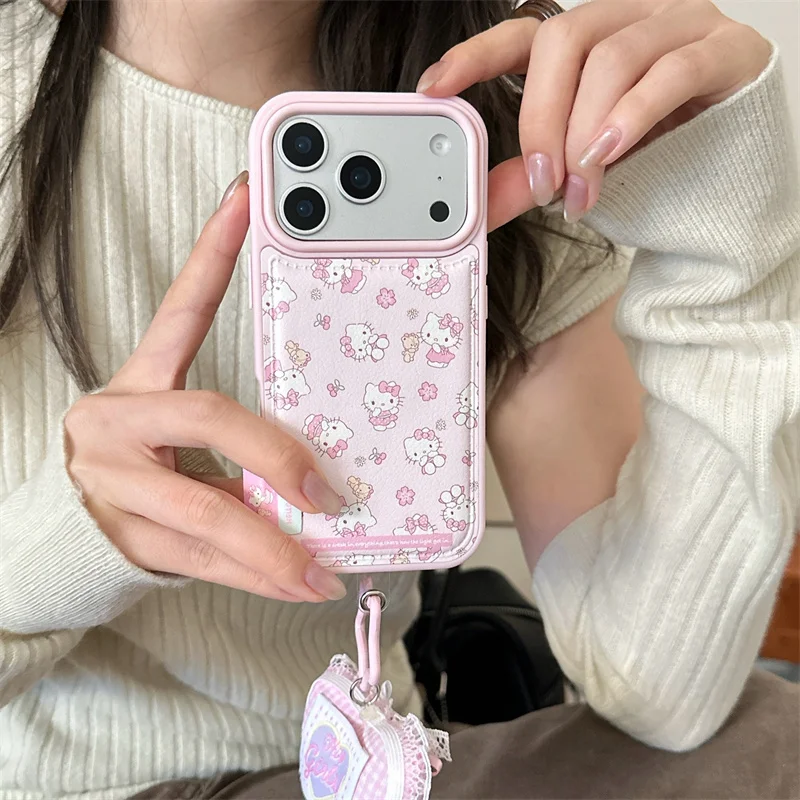 Fashion Cute Pink Hellokitty Leather Phone Case For iPhone 17 Pro 15 14 16 Pro Max Cover with Pendant Shockproof Cartoon Cases 1
Fashion Cute Pink Hellokitty Leather Phone Case For iPhone 17 Pro 15 14 16 Pro Max Cover with Pendant Shockproof Cartoon Cases 1