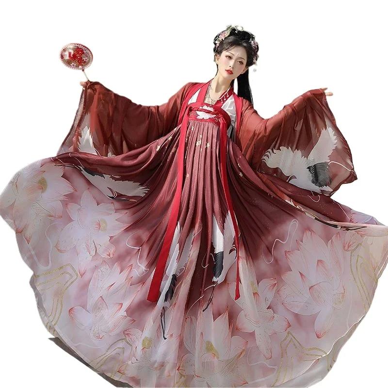 Chinese Style Women's Hanfu Adult Long Sleeved Shirt with Chest Print Embroidery Summer
Chinese Style Women's Hanfu Adult Long Sleeved Shirt with Chest Print Embroidery Summer