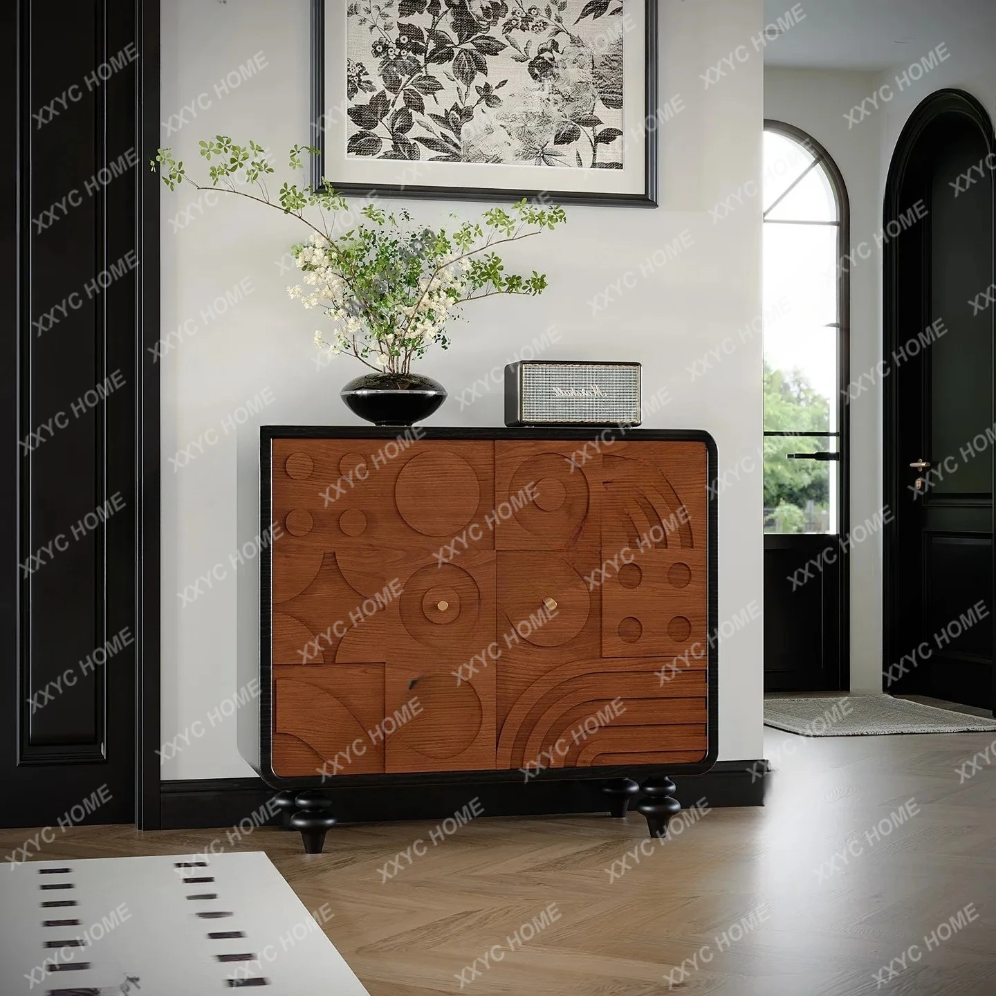 L Retro Entrance Carved Shoe Cabinet Antique Living Room Storage Cabinet Living Room
L Retro Entrance Carved Shoe Cabinet Antique Living Room Storage Cabinet Living Room