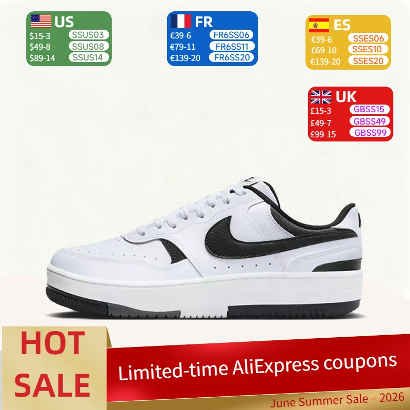 Nike Gamma Force Minimalist Color-Blocked Premium Anti-Slip Lightweight Low-Top Skate Shoes Women's Black/White DX9176-100
Nike Gamma Force Minimalist Color-Blocked Premium Anti-Slip Lightweight Low-Top Skate Shoes Women's Black/White DX9176-100
