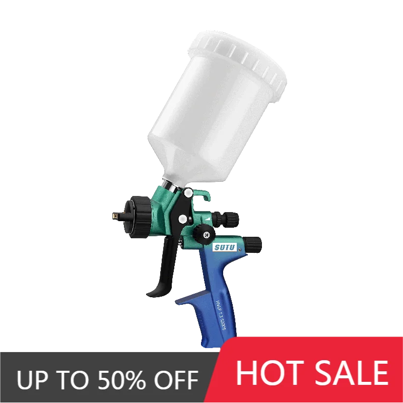 SUTU Spray Guns VIP 1.3MM Nozzle Paint Spray Gun High Atomization Air Tools Car/Furniture Oil Paint Repair Guns
SUTU Spray Guns VIP 1.3MM Nozzle Paint Spray Gun High Atomization Air Tools Car/Furniture Oil Paint Repair Guns