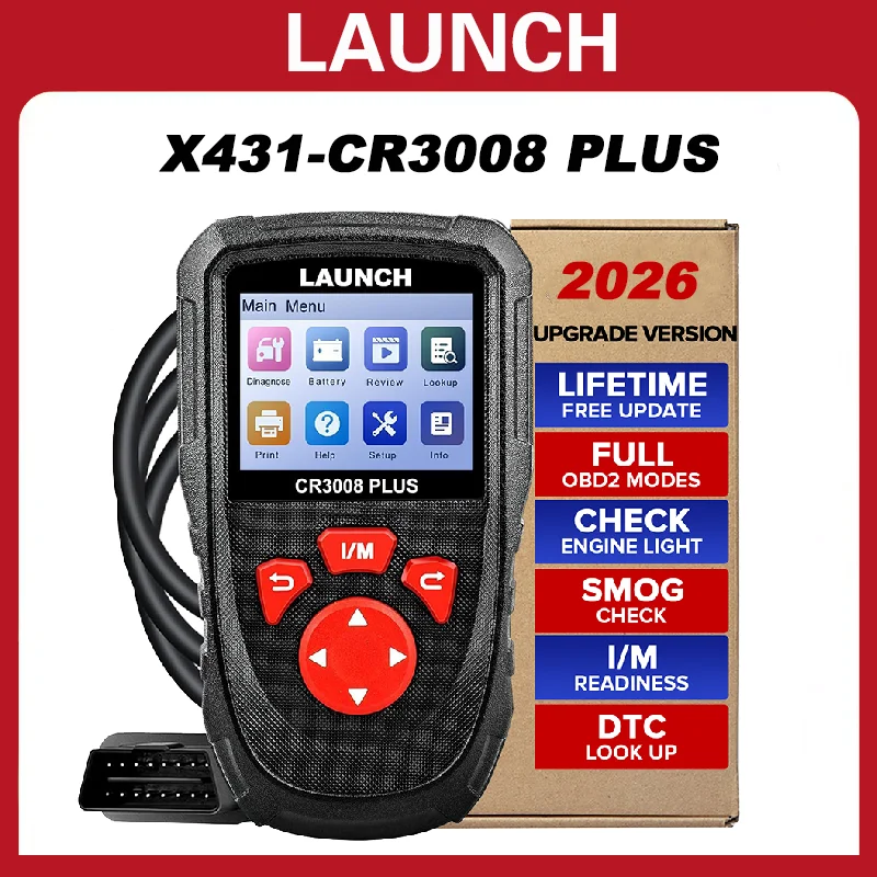Диагностический сканер LAUNCH X431 CR3008 PLUS 2026 года для автомобилей OBD2, ARM-сканер для поиска кодов неисправностей двигателя, с пожизненным бесплатным обновлением
Диагностический сканер LAUNCH X431 CR3008 PLUS 2026 года для автомобилей OBD2, ARM-сканер для поиска кодов неисправностей двигателя, с пожизненным бесплатным обновлением