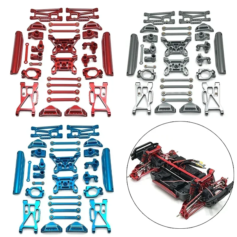 MJX 1/10 10208 Little Monster Metal Front Rear Swing Arm Steering Cup Hub Carrier Link Rod Shock Tower Set RC Car Upgrade Parts
MJX 1/10 10208 Little Monster Metal Front Rear Swing Arm Steering Cup Hub Carrier Link Rod Shock Tower Set RC Car Upgrade Parts