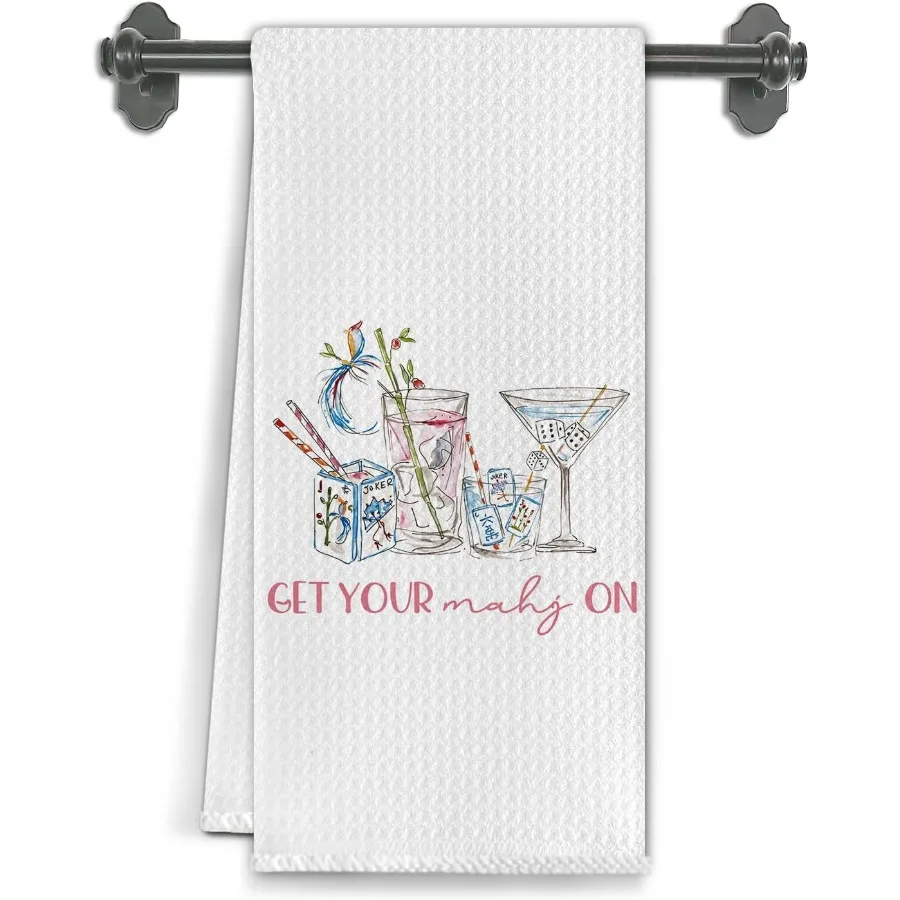 Mahjong Cocktail Kitchen Towels Mahjong Gts for Women Dish Tea Gts for Cocktail Lovers Decorative Towels for Kitchen Decor 16x2
Mahjong Cocktail Kitchen Towels Mahjong Gts for Women Dish Tea Gts for Cocktail Lovers Decorative Towels for Kitchen Decor 16x2