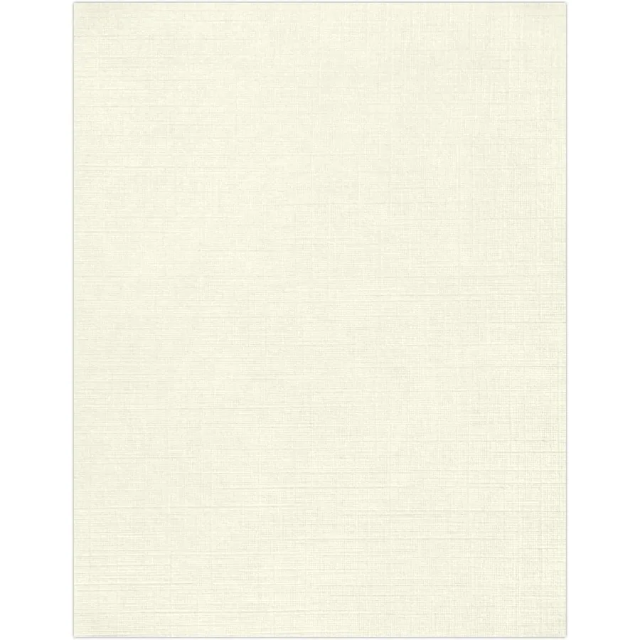 LUXPaper 8.5" x 11" Classic Linen Paper Letter Size Natural White 70lb. Text 1000 Qty
LUXPaper 8.5" x 11" Classic Linen Paper Letter Size Natural White 70lb. Text 1000 Qty