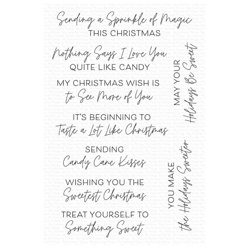 2023 New Christmas Sweetest Holiday Wishes Clear Stamps Cutting Dies Scrapbooking for Paper Making Frame Card
2023 New Christmas Sweetest Holiday Wishes Clear Stamps Cutting Dies Scrapbooking for Paper Making Frame Card