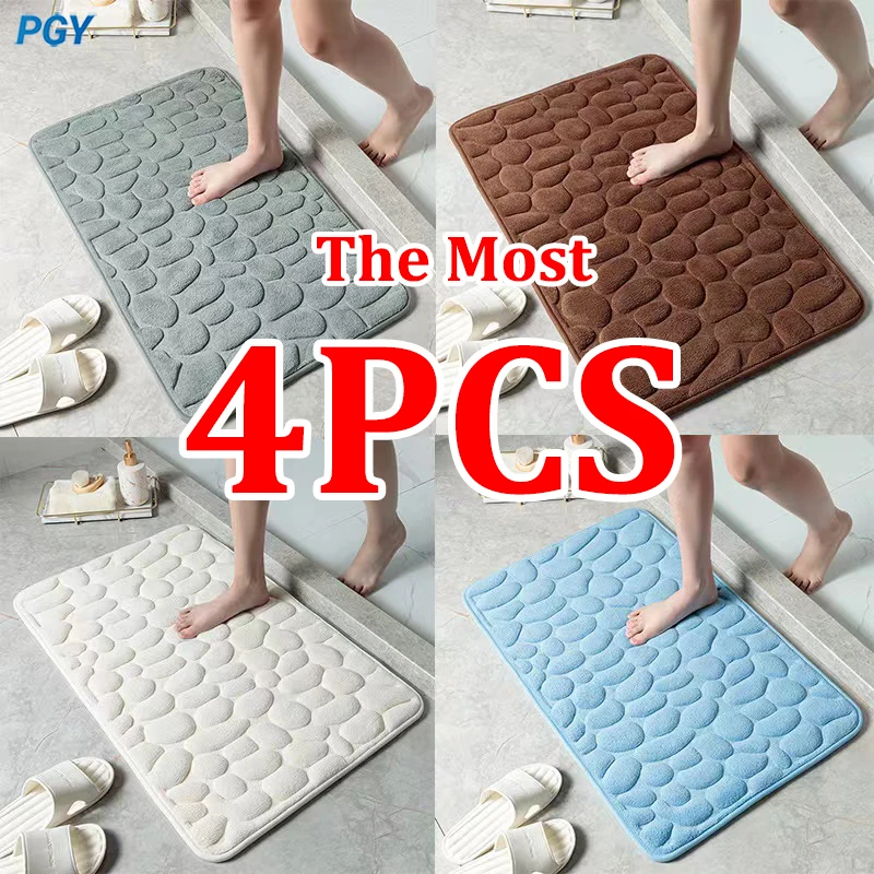4/3/2/1PCS Bathroom Bath Mat Non Slip Mats Absorbent Floor Rug Foot Mat Shower Room Bathtub Side Floor Mat Doormat Foot Pad
4/3/2/1PCS Bathroom Bath Mat Non Slip Mats Absorbent Floor Rug Foot Mat Shower Room Bathtub Side Floor Mat Doormat Foot Pad