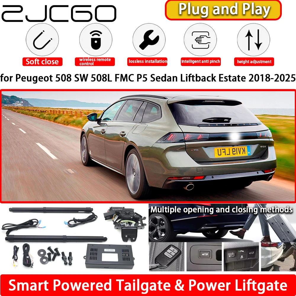 for Peugeot 508 SW 508L FMC P5 Sedan Liftback Estate 2018-2025 Automatic Electric Powered Tailgate Power Liftgate Tail Gate Lift
for Peugeot 508 SW 508L FMC P5 Sedan Liftback Estate 2018-2025 Automatic Electric Powered Tailgate Power Liftgate Tail Gate Lift