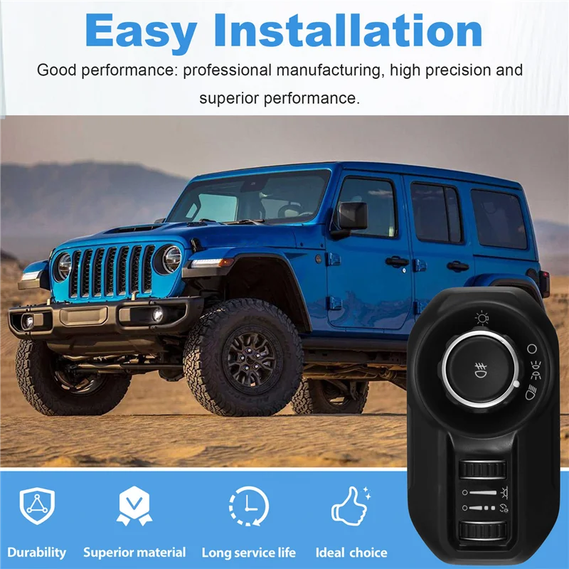 AB56-68292845AB Headlamp Leveling Switch For Jeep Wrangler 2.0L 3.0L 3.6L 2018 Headlight Adjustment LHD
AB56-68292845AB Headlamp Leveling Switch For Jeep Wrangler 2.0L 3.0L 3.6L 2018 Headlight Adjustment LHD