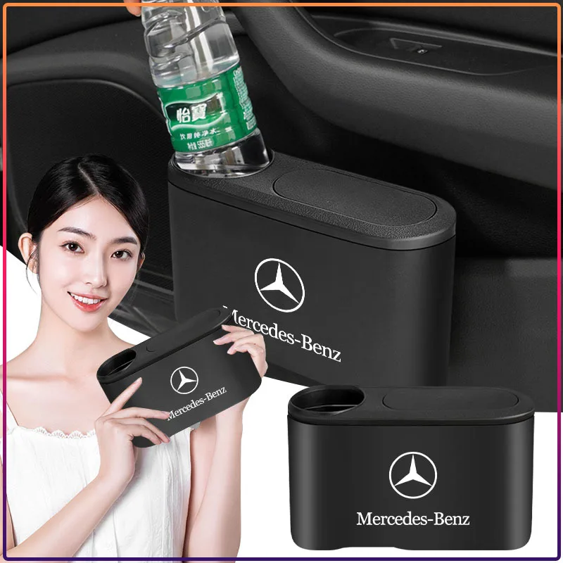 Portable Hanging Mini Car Trash Can Wastebasket Trash Can with Lid Caps For Mercedes Benz AMG W204 W213 W205 W211 W212 W176
Portable Hanging Mini Car Trash Can Wastebasket Trash Can with Lid Caps For Mercedes Benz AMG W204 W213 W205 W211 W212 W176