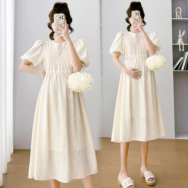 8826# 2023 Summer Korean Fashion Maternity Midi Dress Elegant Sweet A Line Loose Clothes for Pregnant Women Stylish Pregnancy
8826# 2023 Summer Korean Fashion Maternity Midi Dress Elegant Sweet A Line Loose Clothes for Pregnant Women Stylish Pregnancy