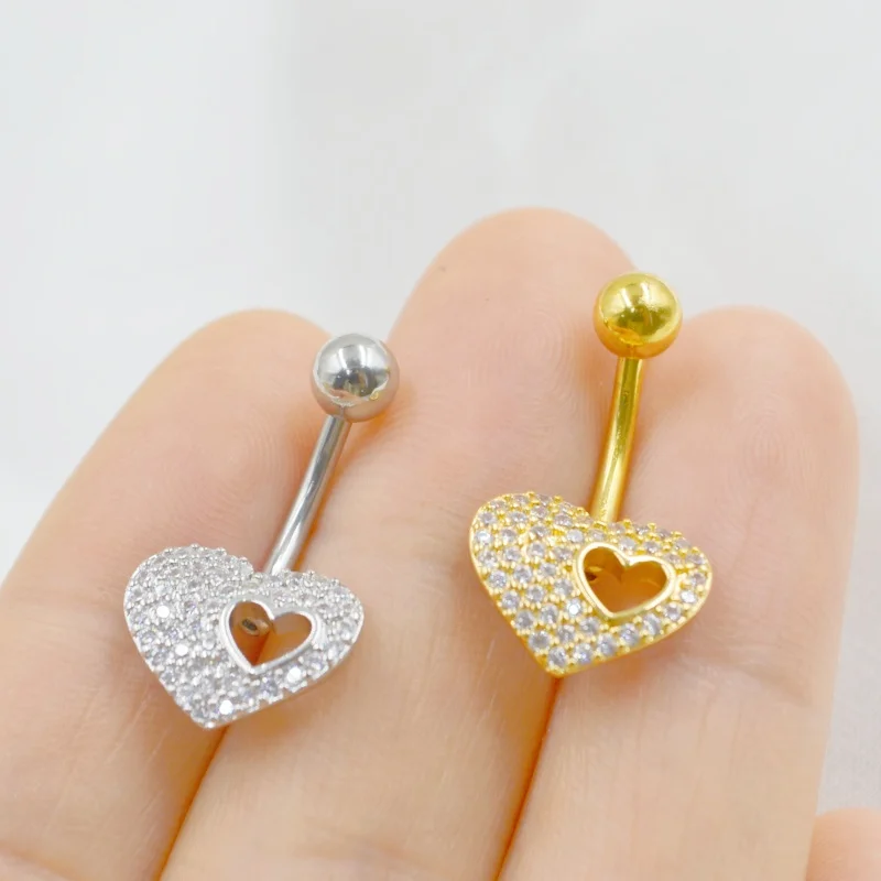 10 шт., хирургическая сталь, сердце, CZ, кольцо для пупка, кольца для пупка, ювелирные изделия для пирсинга, 14 г, серебро/золото/розовое золото, хит продаж
10 шт., хирургическая сталь, сердце, CZ, кольцо для пупка, кольца для пупка, ювелирные изделия для пирсинга, 14 г, серебро/золото/розовое золото, хит продаж