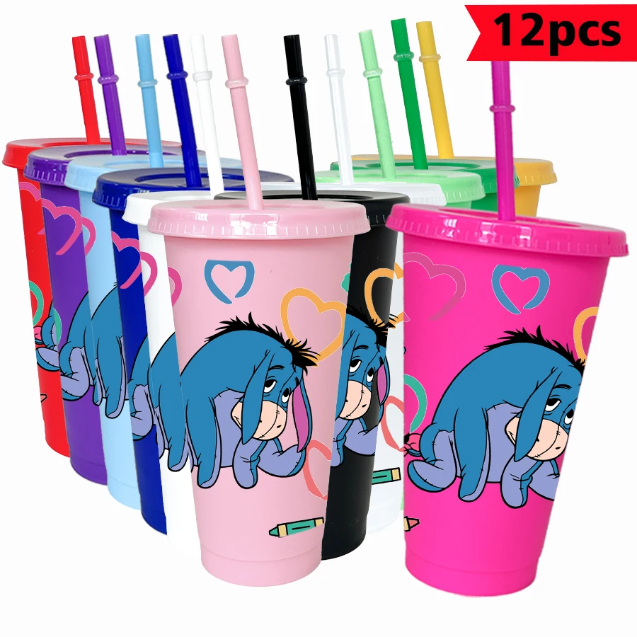 12 шт./упак. Disney Donkey Love 26 унций красочный пластиковый стакан для дня рождения, питьевая посуда, чашка для сока, кофе
12 шт./упак. Disney Donkey Love 26 унций красочный пластиковый стакан для дня рождения, питьевая посуда, чашка для сока, кофе