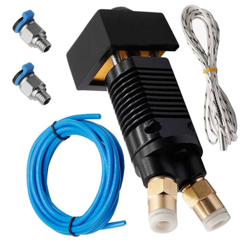 3D принтер 2 в 1 OUT Hotend Kit двухцветный экструдер цельнометаллический экструдер 0,4 мм/1,75 мм для TEVO/ALFWISE/Ender 3/CR-10
3D принтер 2 в 1 OUT Hotend Kit двухцветный экструдер цельнометаллический экструдер 0,4 мм/1,75 мм для TEVO/ALFWISE/Ender 3/CR-10