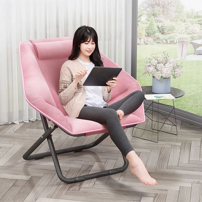 Lazy folding lounge chair, convenient, simple, elegant, comfortable, family balcony folding chair
Lazy folding lounge chair, convenient, simple, elegant, comfortable, family balcony folding chair