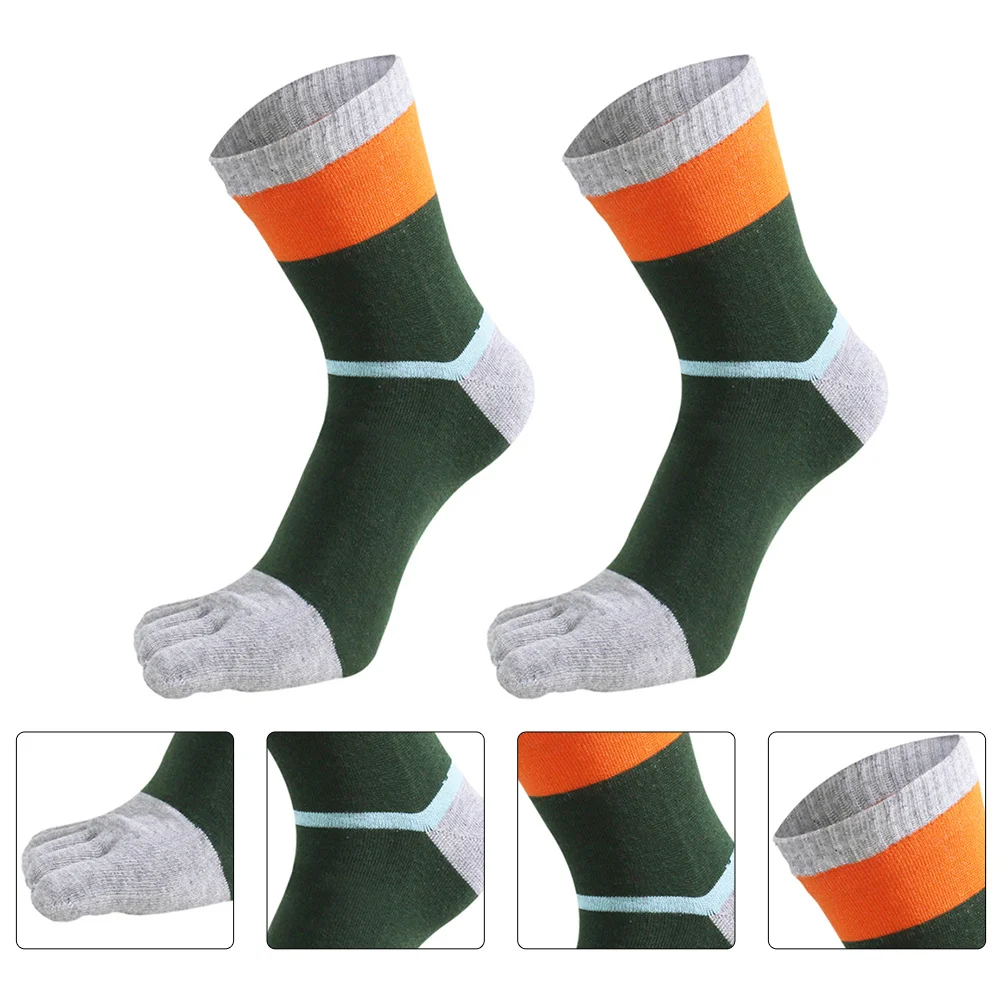 1Pairs Five Toe Anti-Odor Cotton Socks Elastic Durable Warm Simple Design High Waist Mid Tube Toe Socks Men's Gift
1Pairs Five Toe Anti-Odor Cotton Socks Elastic Durable Warm Simple Design High Waist Mid Tube Toe Socks Men's Gift