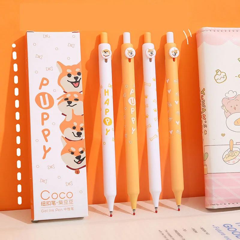 32 pcs/lot Creative Dog Gel Pen Set Kawaii 0.5mm Black Ink Signature Pens Stationery Gift Office School Writing Supplies
32 pcs/lot Creative Dog Gel Pen Set Kawaii 0.5mm Black Ink Signature Pens Stationery Gift Office School Writing Supplies