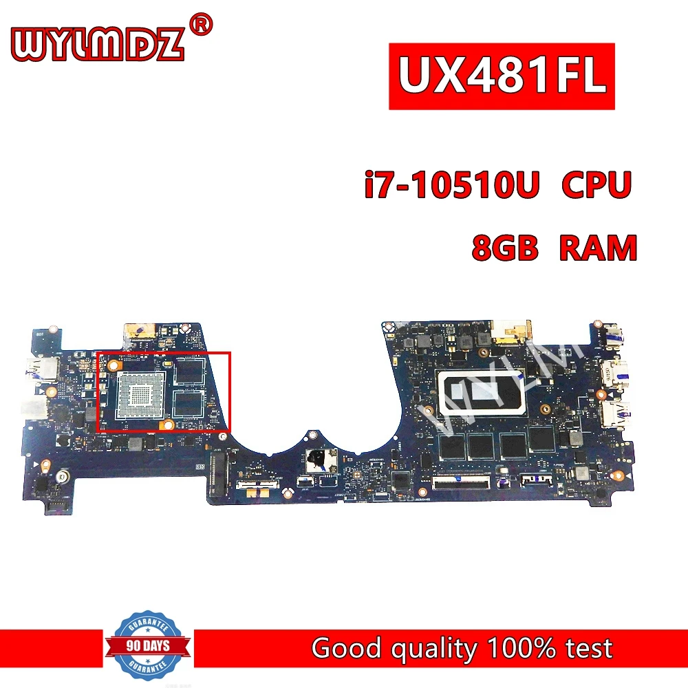 Материнская плата для ноутбука UX481FA с процессором i7-10510U 8 ГБ-RAM Материнская плата Asus UX481F UX481FL UX481FAY UX481FLY UX4000 UX4000F UX481
Материнская плата для ноутбука UX481FA с процессором i7-10510U 8 ГБ-RAM Материнская плата Asus UX481F UX481FL UX481FAY UX481FLY UX4000 UX4000F UX481