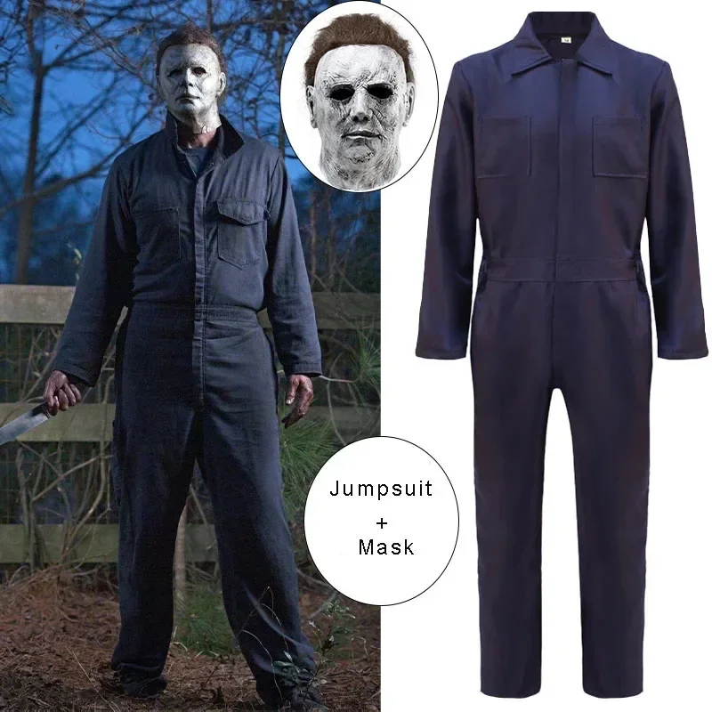 2025 Halloween Michael Myers costumes Masker Cosplay Halloween Jumpsout Outfits Horror Bloody Killer Results Carnival feast
2025 Halloween Michael Myers costumes Masker Cosplay Halloween Jumpsout Outfits Horror Bloody Killer Results Carnival feast
