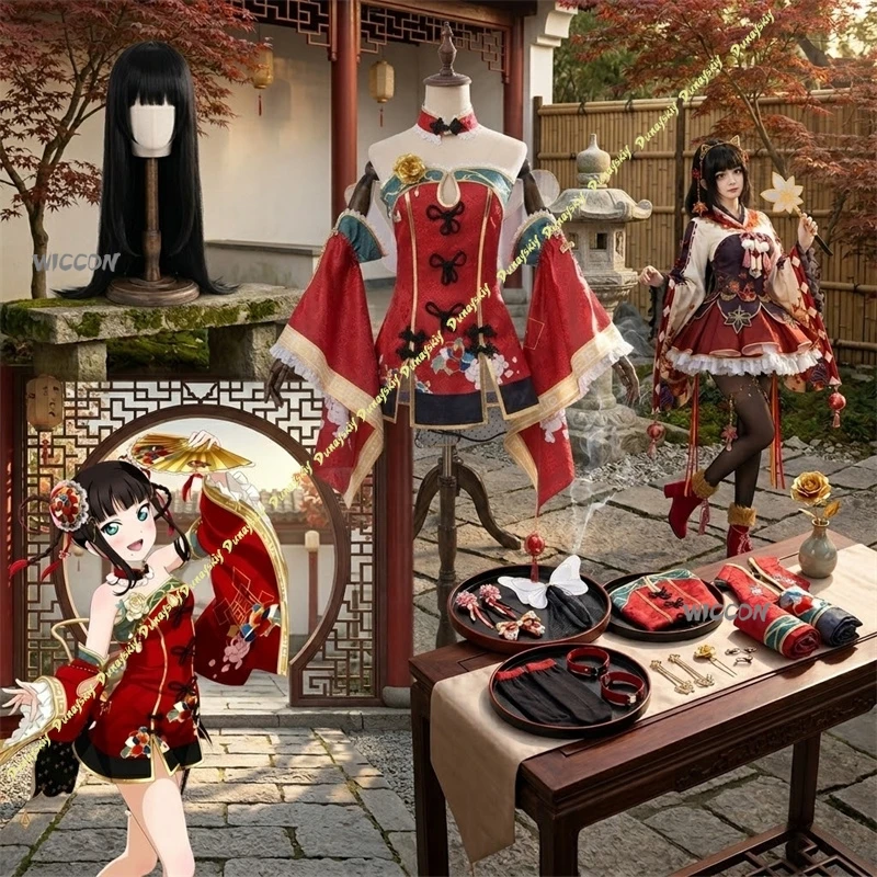 Lovelive! Costume Kurosawa Dia Qipao Awakening High Quality Costume Cosplay Complete Set with Clothes,Wig Play Role Clothes
Lovelive! Costume Kurosawa Dia Qipao Awakening High Quality Costume Cosplay Complete Set with Clothes,Wig Play Role Clothes