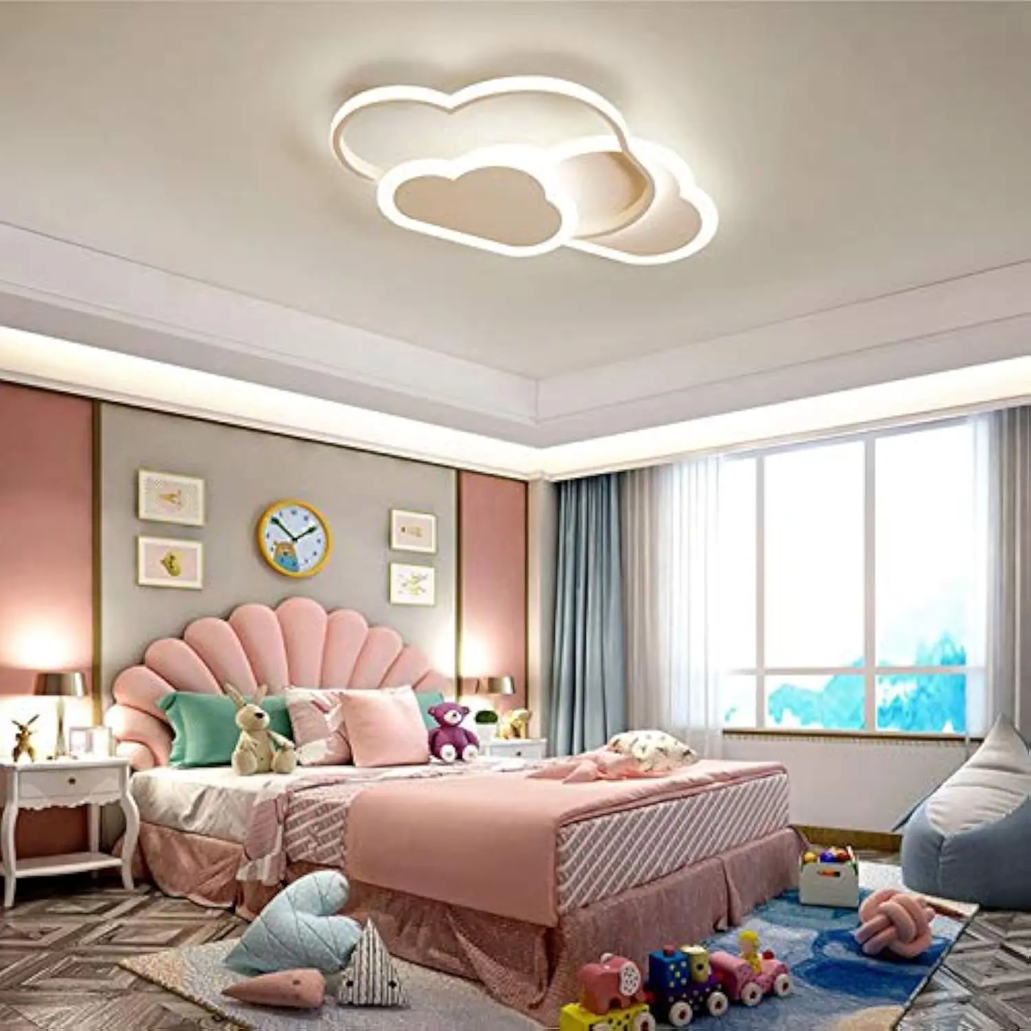 Led Ceiling Light, Cloud-Shaped Led 灯, with 3 Light Modes, 3000K/4000K/7500K, 42W Aluminum Acrylic, for Living Room Bedroom
Led Ceiling Light, Cloud-Shaped Led 灯, with 3 Light Modes, 3000K/4000K/7500K, 42W Aluminum Acrylic, for Living Room Bedroom