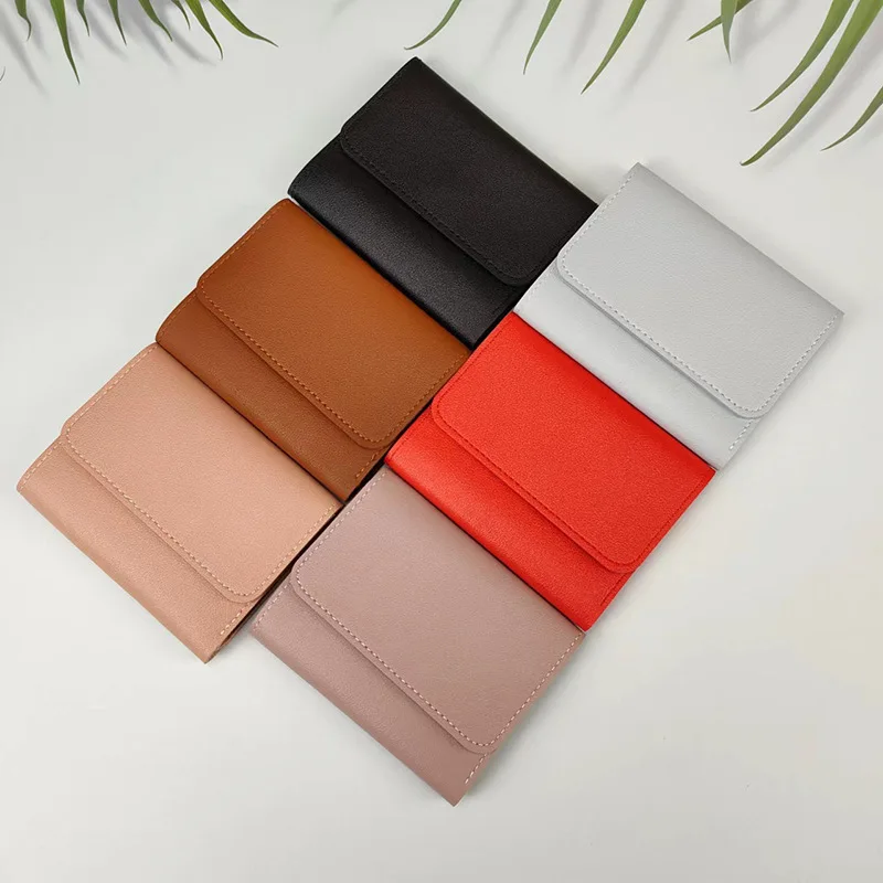 Short Wallet Women Purse Multi-card Multifunction Card Holder Coin Purse Fashion Simple Three Fold Short Clip Female Mini Wallet
Short Wallet Women Purse Multi-card Multifunction Card Holder Coin Purse Fashion Simple Three Fold Short Clip Female Mini Wallet