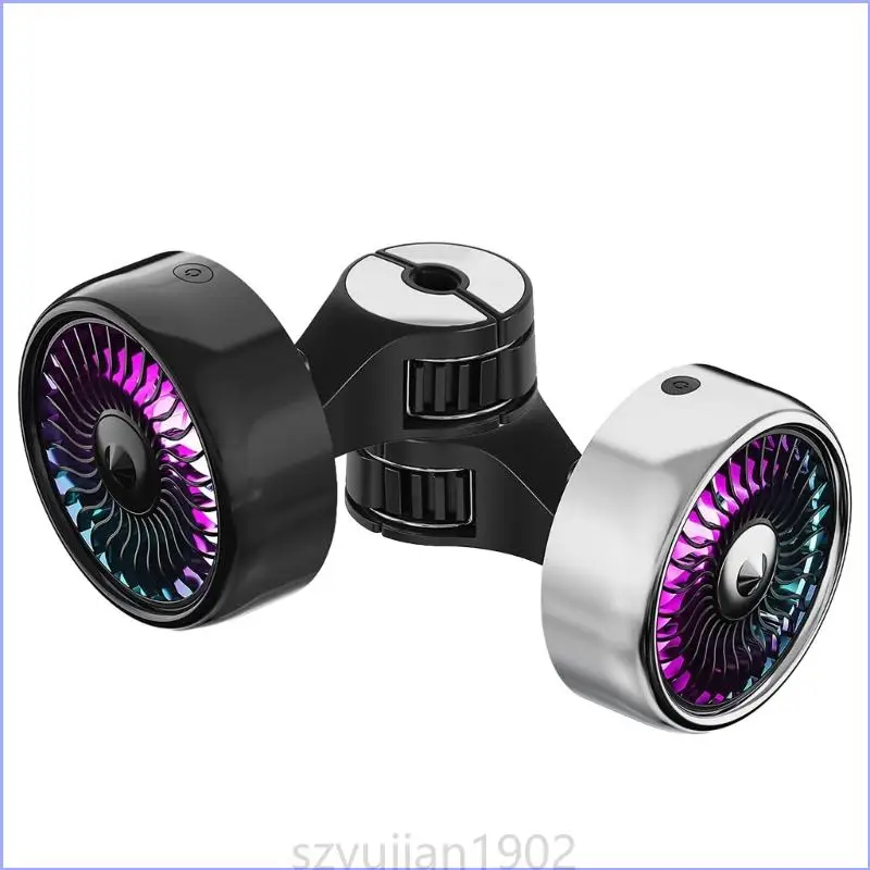 124B Car Fan 360° Rotating USB Air Outlet Lighting LED Three Speed Mini Fan Appliance
124B Car Fan 360° Rotating USB Air Outlet Lighting LED Three Speed Mini Fan Appliance