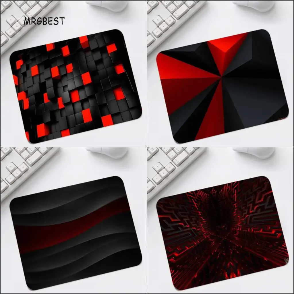MRGBEST Black and Red Mouse-pads Non-slip Desk Professional Mice Pads for Office Table Mat S Size 22x18/25x20/25x29cm No Locking
MRGBEST Black and Red Mouse-pads Non-slip Desk Professional Mice Pads for Office Table Mat S Size 22x18/25x20/25x29cm No Locking