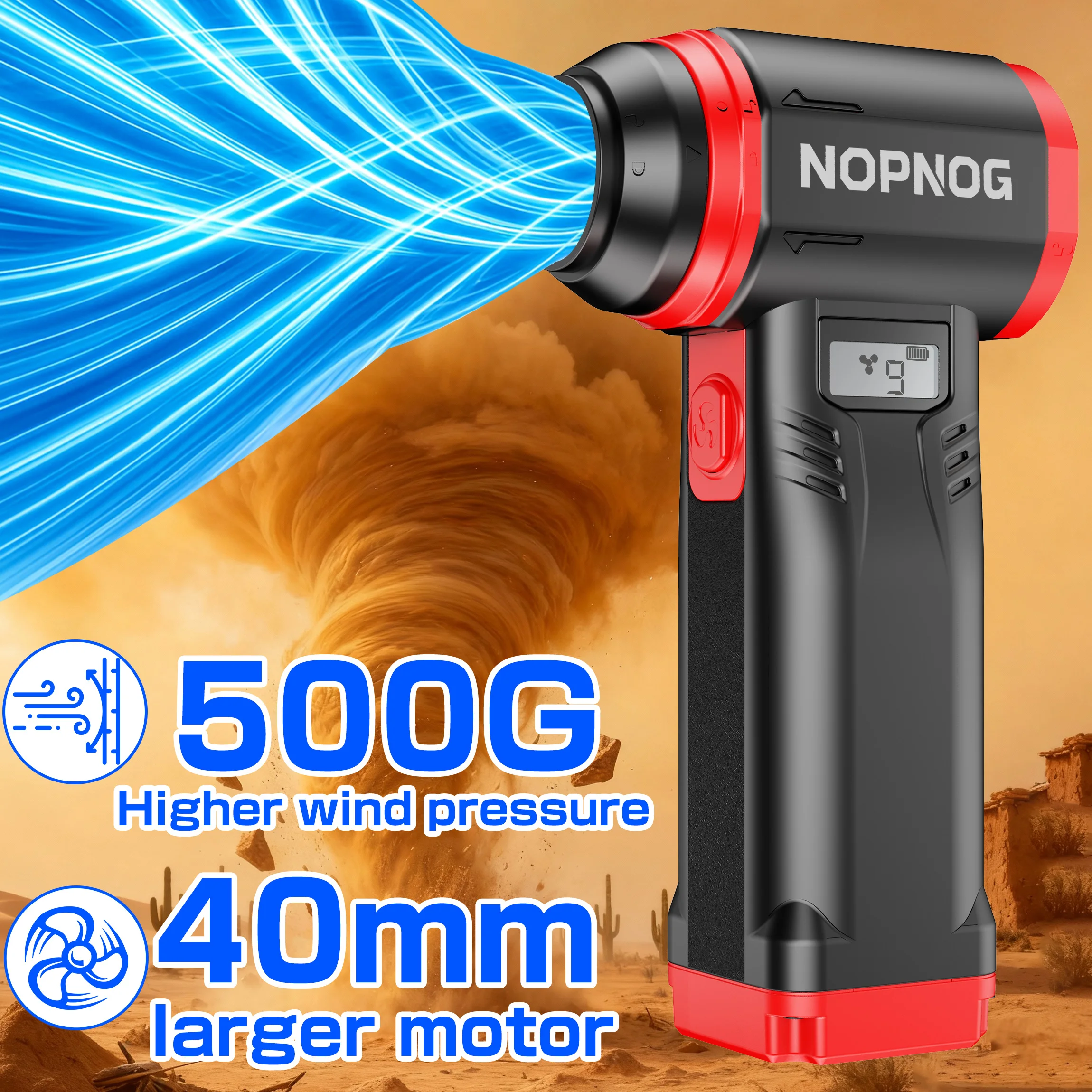 High Speed Cleaning Blower Tools Powerful Air Blower 600000RPM 9 Gears Speed Adjustable Violent Jet Fan Handheld Turbo Blower
High Speed Cleaning Blower Tools Powerful Air Blower 600000RPM 9 Gears Speed Adjustable Violent Jet Fan Handheld Turbo Blower