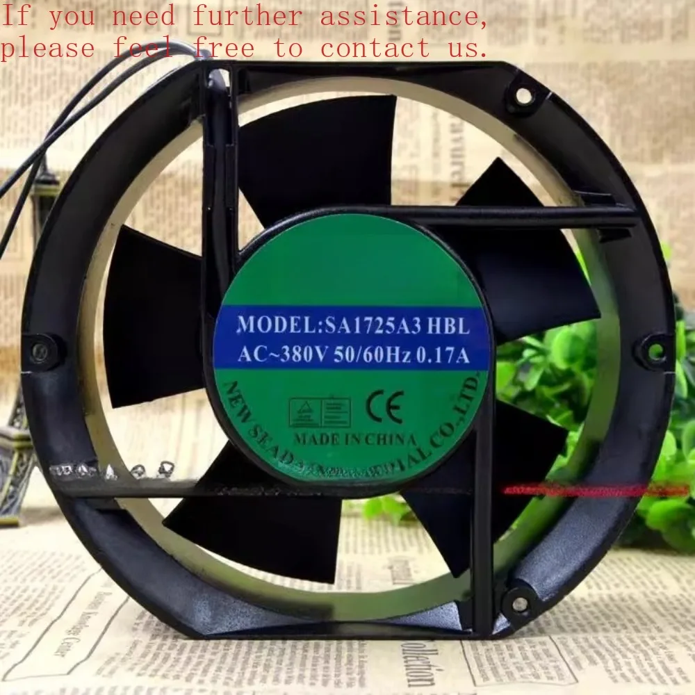 For new SEADA SA1725A3HBL 17251 17CM 380V 0.17A welding machine, cooling fan
For new SEADA SA1725A3HBL 17251 17CM 380V 0.17A welding machine, cooling fan