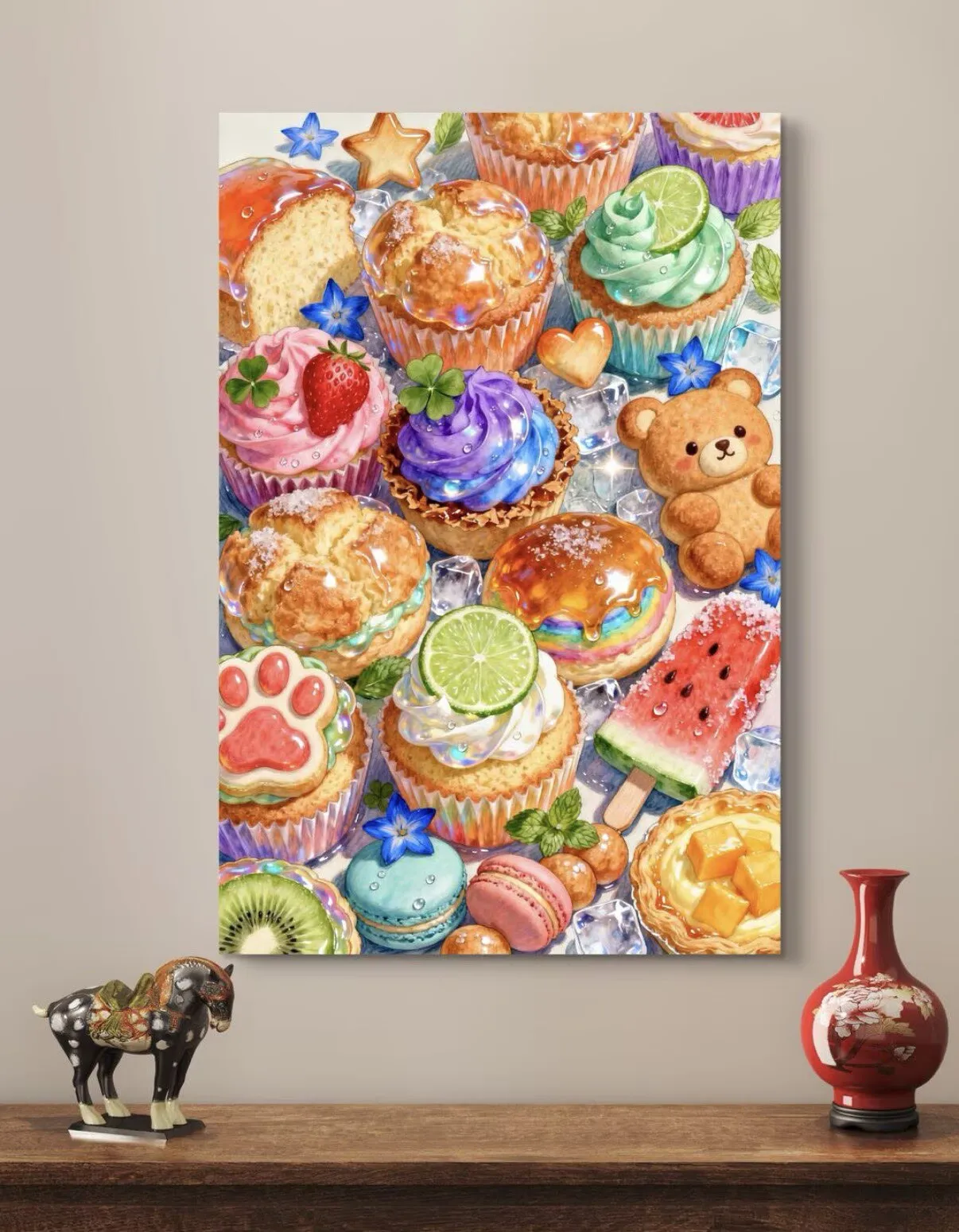 9CT 14ct Cakes Printed Kit Cross Stitch Embroidery DIY Needlework Home Decor Crafts With Needles Threads 78 Colors
9CT 14ct Cakes Printed Kit Cross Stitch Embroidery DIY Needlework Home Decor Crafts With Needles Threads 78 Colors