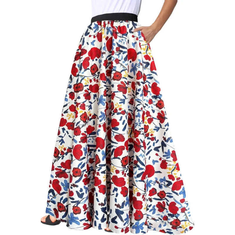Women African Skirt Printed Ankara Maxi Skirt Dashiki Long Skirts with Pockets
Women African Skirt Printed Ankara Maxi Skirt Dashiki Long Skirts with Pockets
