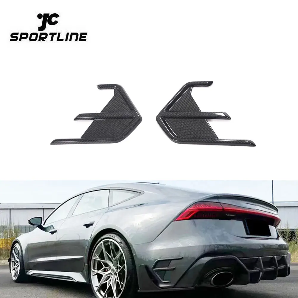 A7 RS7 Prepreg Dry Carbon Fiber Rear Bumper Canards For Audi RS7 Sportback Hatchback 4-Door 2020-2023
A7 RS7 Prepreg Dry Carbon Fiber Rear Bumper Canards For Audi RS7 Sportback Hatchback 4-Door 2020-2023