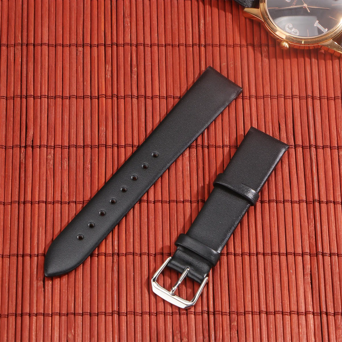 Ultrathin Watch Strap Endurable Tabby Cattlehide Watch Strap Quick Release Watch Bands (Black-18mm with )
Ultrathin Watch Strap Endurable Tabby Cattlehide Watch Strap Quick Release Watch Bands (Black-18mm with )