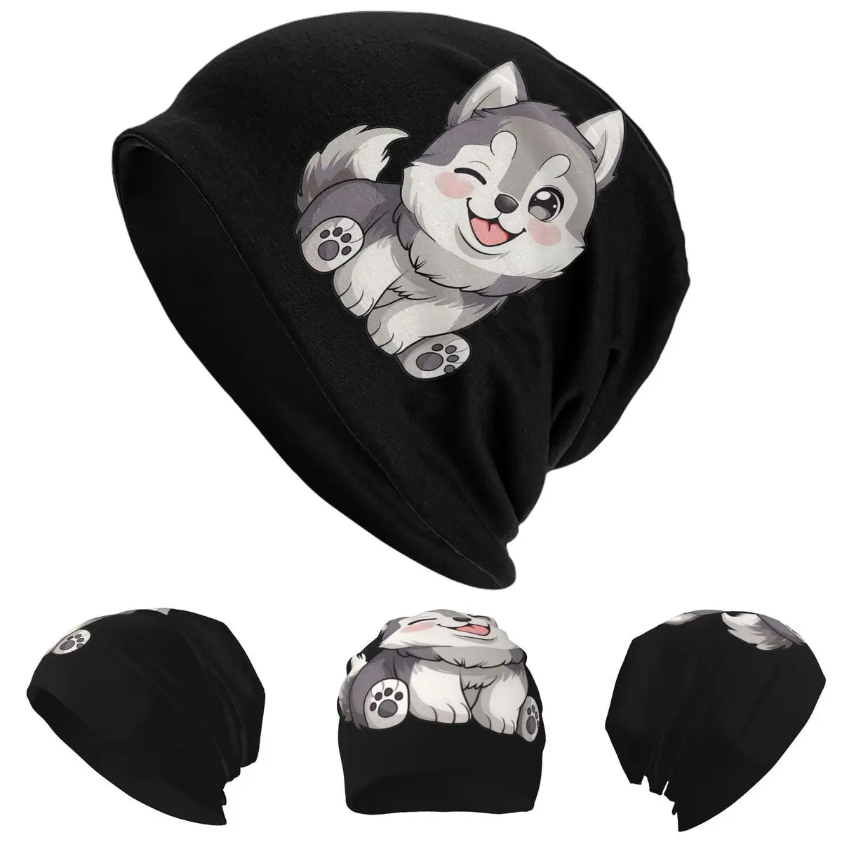 Cute Winking Kawaii Husky Skullies Beanies Hats Warm Autumn Winter Outdoor Cap Knitted Bonnet Caps for Unisex Adult
Cute Winking Kawaii Husky Skullies Beanies Hats Warm Autumn Winter Outdoor Cap Knitted Bonnet Caps for Unisex Adult