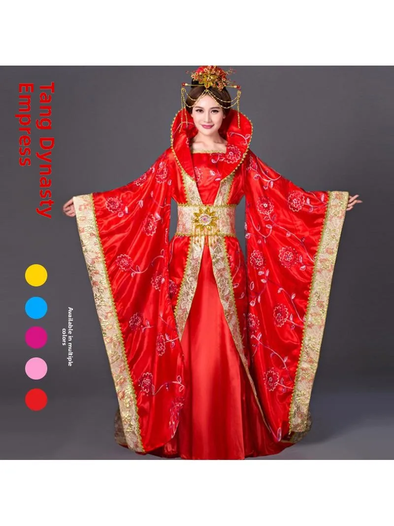 Princess Style Fairy Skirt Dress with Large Train Stage Performance Costume Photography Theme Outfit Wu Zetian Show Costume
Princess Style Fairy Skirt Dress with Large Train Stage Performance Costume Photography Theme Outfit Wu Zetian Show Costume