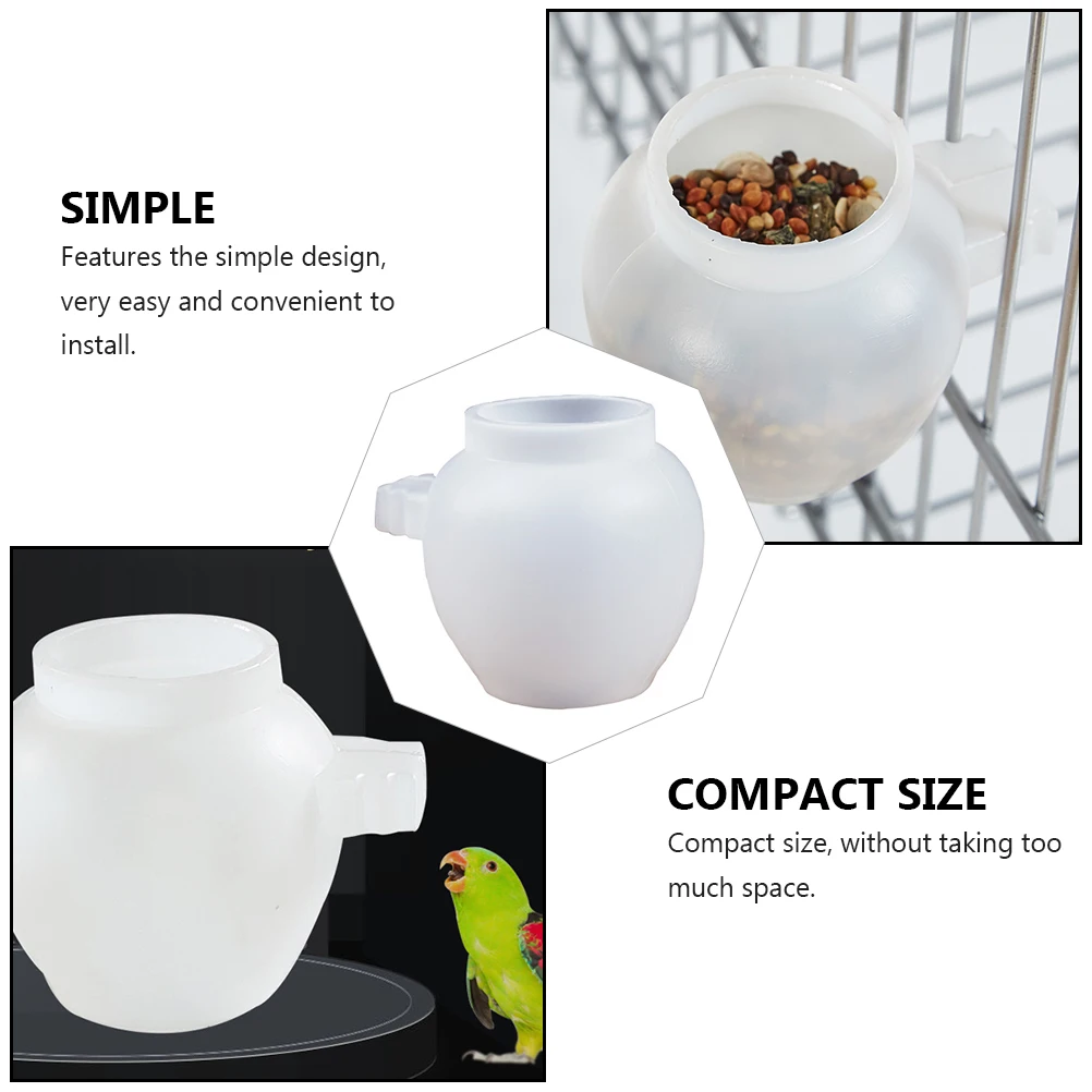15pcs Plastic Bird Food Box Feeder Bowl Durable Compact Anti Splash Easy Install Pet Dispenser Container Feeding
15pcs Plastic Bird Food Box Feeder Bowl Durable Compact Anti Splash Easy Install Pet Dispenser Container Feeding