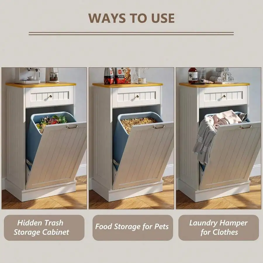 Tilt Out Trash Bin Cabinet Hidden Storage For Kitchen Pet Food And Laundry
Tilt Out Trash Bin Cabinet Hidden Storage For Kitchen Pet Food And Laundry