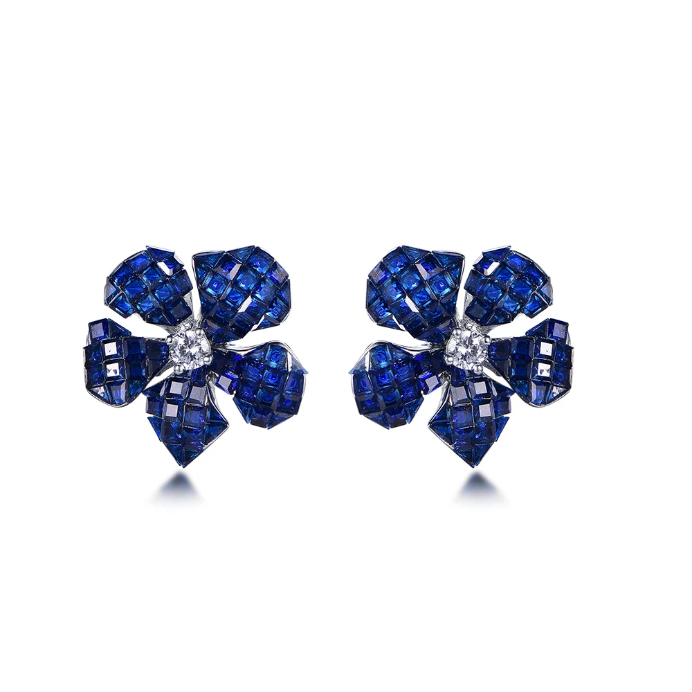 KOSE Inlaid Invisible Crystal Earrings 925 Sterling Silver Sparkle Ruby Gemstone Ear Studs Jewelry for Women Luxury Fine Jewelry
KOSE Inlaid Invisible Crystal Earrings 925 Sterling Silver Sparkle Ruby Gemstone Ear Studs Jewelry for Women Luxury Fine Jewelry