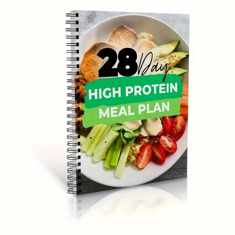 28 Day High Protein Diet Plan Handbook - Weight Loss and Balanced Meal Planning for Vegetarianism and Meat Choices
28 Day High Protein Diet Plan Handbook - Weight Loss and Balanced Meal Planning for Vegetarianism and Meat Choices