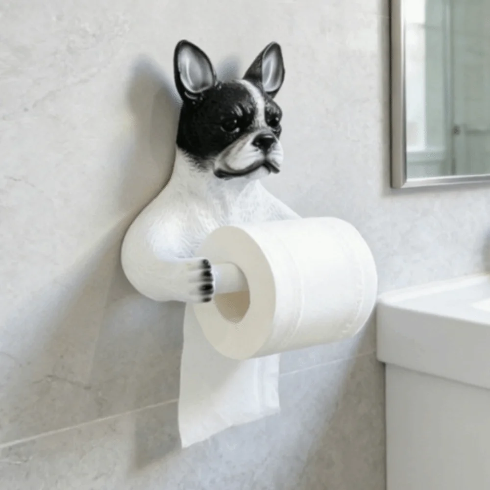 Cute Dog Toilet Paper Holder 3D Dog Shape Dispenser Dog Toilet Roll Holder Decorative Multif-unctional Wall Mounted Roll Rack
Cute Dog Toilet Paper Holder 3D Dog Shape Dispenser Dog Toilet Roll Holder Decorative Multif-unctional Wall Mounted Roll Rack