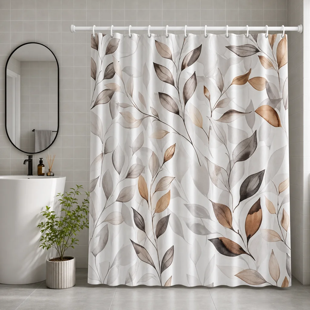 Watercolor Leaves Shower Curtain Retro Autumn Leaf Bathroom Curtains Waterproof Fabric Mildew Resistant Decorations with 12Hooks
Watercolor Leaves Shower Curtain Retro Autumn Leaf Bathroom Curtains Waterproof Fabric Mildew Resistant Decorations with 12Hooks