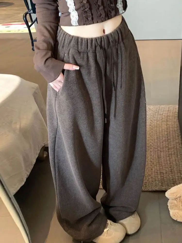 Thiened Fce Winter New Sle Warm Retro Lazy Pants Casual Home Pants Walking Pants Wide Leg Pants Comfortable Home Wear
Thiened Fce Winter New Sle Warm Retro Lazy Pants Casual Home Pants Walking Pants Wide Leg Pants Comfortable Home Wear