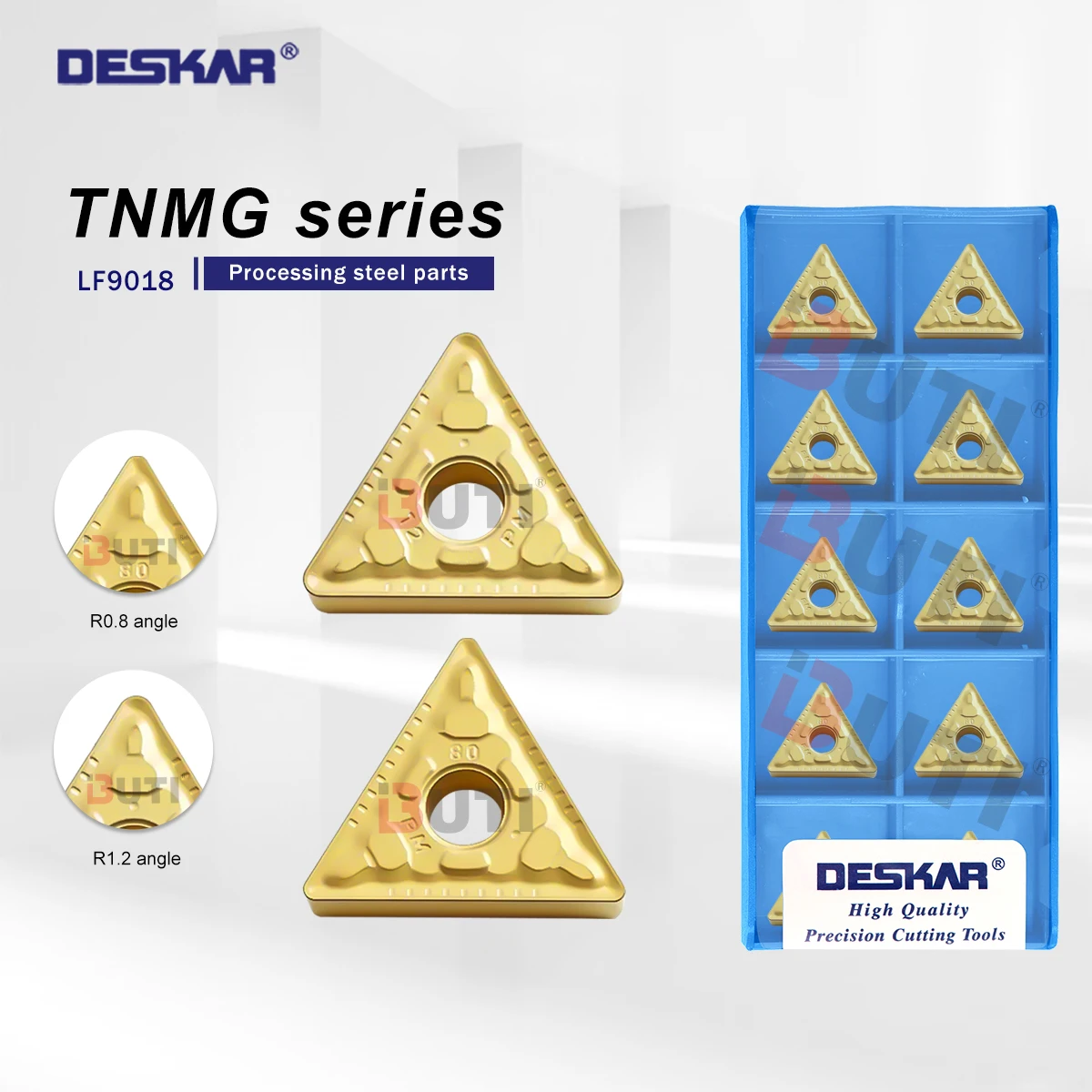 Deskar 100% Original TNMG220408PM LF9018 TNMG220412PM LF9038 Alloy CNC Lathe Blade Turning Tools For Steel Parts Wear Resistants
Deskar 100% Original TNMG220408PM LF9018 TNMG220412PM LF9038 Alloy CNC Lathe Blade Turning Tools For Steel Parts Wear Resistants