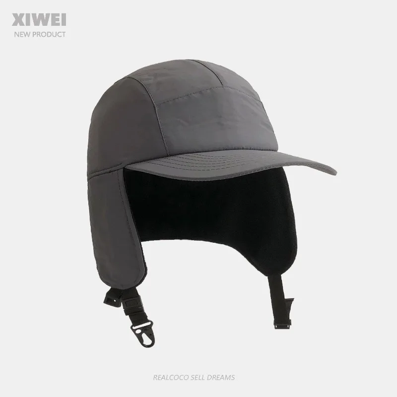 Japanese Five-panel Cycling Windproof Velvet Lei Feng Hat Winter Men's and Women's Skiing Warm Ear Protection Flying Bomber Hats
Japanese Five-panel Cycling Windproof Velvet Lei Feng Hat Winter Men's and Women's Skiing Warm Ear Protection Flying Bomber Hats