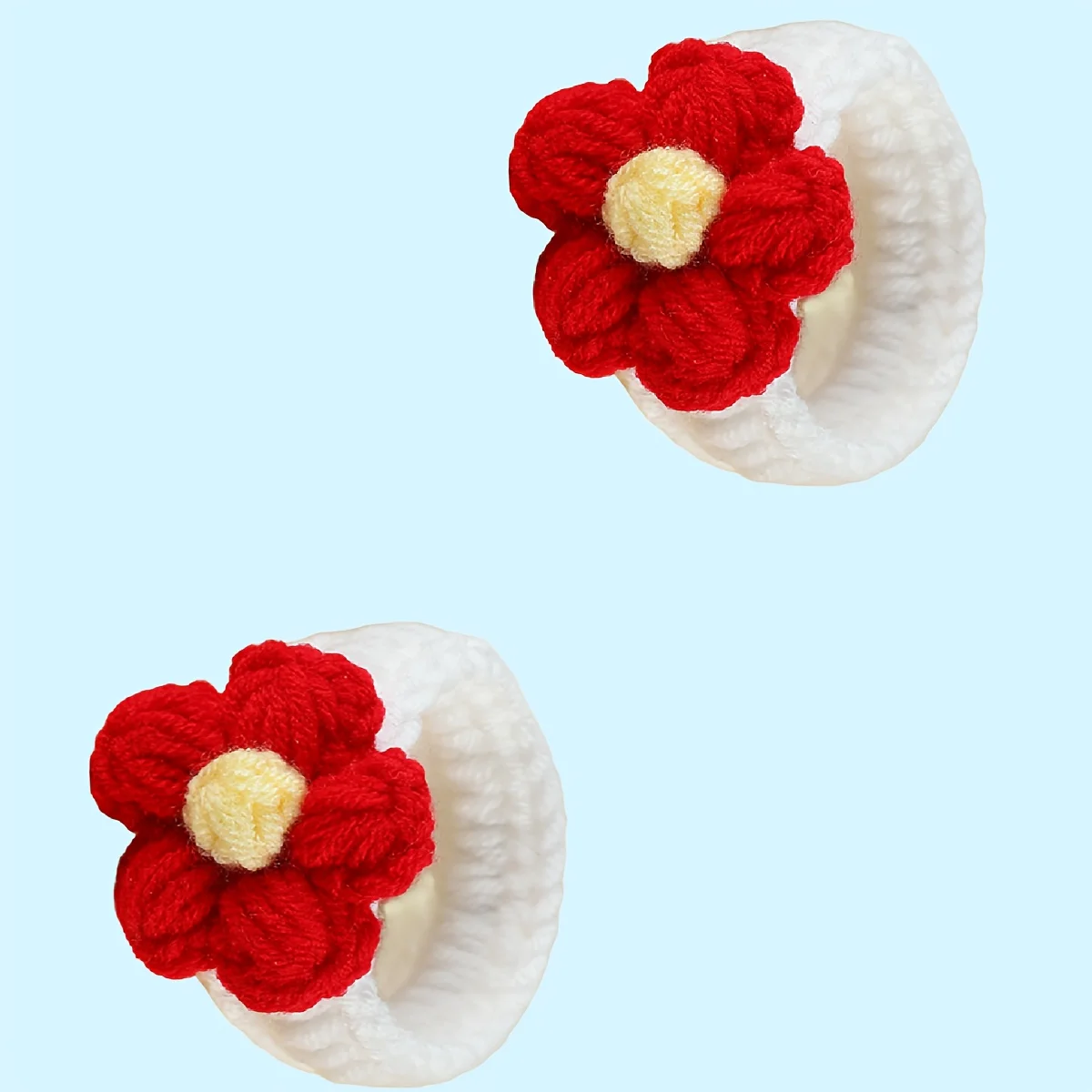 2PCS Small Red Flower Bracelet, Small Radish Woolen Knitted and Woven Bracelet, Ponytail Hair Band
2PCS Small Red Flower Bracelet, Small Radish Woolen Knitted and Woven Bracelet, Ponytail Hair Band