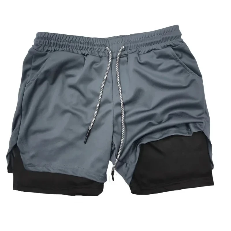Men Running Shorts 2 in 1 Double-deck Sport Shorts Sportswear Gym Fitness Short Pants Training Jogging Bottom Men's Clothing
Men Running Shorts 2 in 1 Double-deck Sport Shorts Sportswear Gym Fitness Short Pants Training Jogging Bottom Men's Clothing