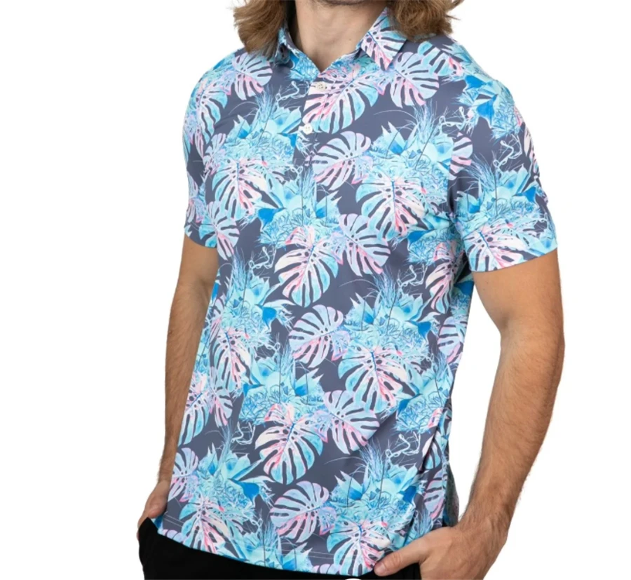 Summer Printed Floral Casual Golf T-shirt Men Outdoor Short Sleeve Quick Dry Breathable Clothing Lapel F4 Racing Polo T-shirt
Summer Printed Floral Casual Golf T-shirt Men Outdoor Short Sleeve Quick Dry Breathable Clothing Lapel F4 Racing Polo T-shirt