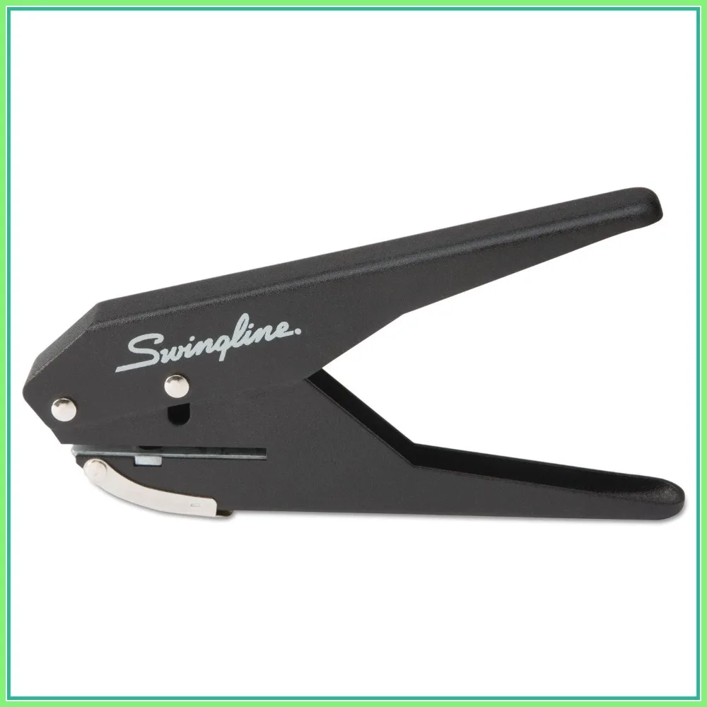 1 Hole Punch, 20 Sheet Capacity, Low Force Plier Paper Punch, Black & Silver
1 Hole Punch, 20 Sheet Capacity, Low Force Plier Paper Punch, Black & Silver