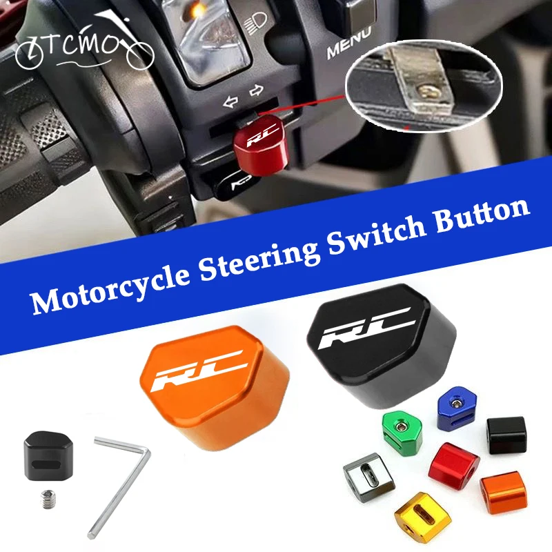 For KTM RC 125 200 250 390 rc390 2014 2015-2026 CNC Aluminum Motorcycle Switch Button Turn Signal Switch Key Cap
For KTM RC 125 200 250 390 rc390 2014 2015-2026 CNC Aluminum Motorcycle Switch Button Turn Signal Switch Key Cap